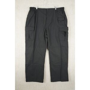 Propper Women Cargo Pants Black Cotton Blend Size 24 Adjustable Waist NWT